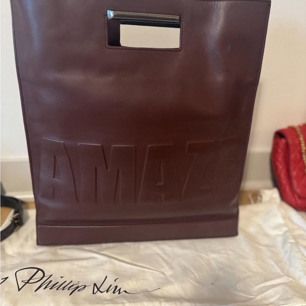 Phillip Lim Burgundy Leather Tote